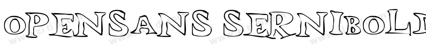 opensans sernibold字体转换